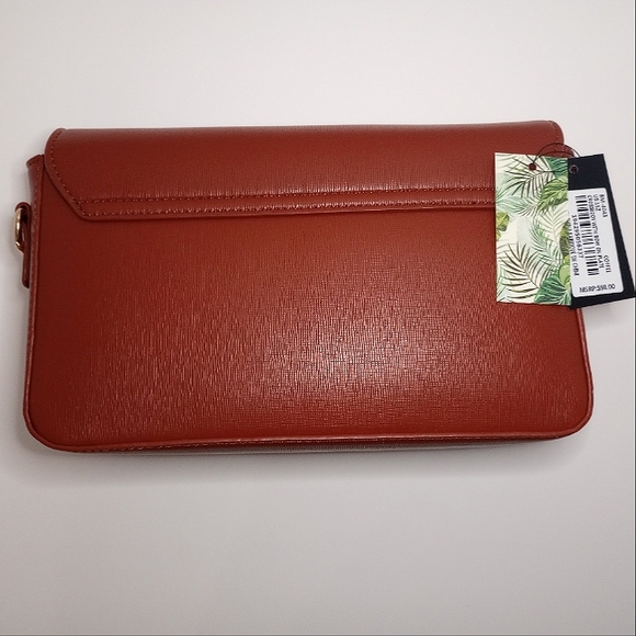 Badgley Mischka Crossbody w/ Bow on Plate Coffee NWT - Picture 6 of 10